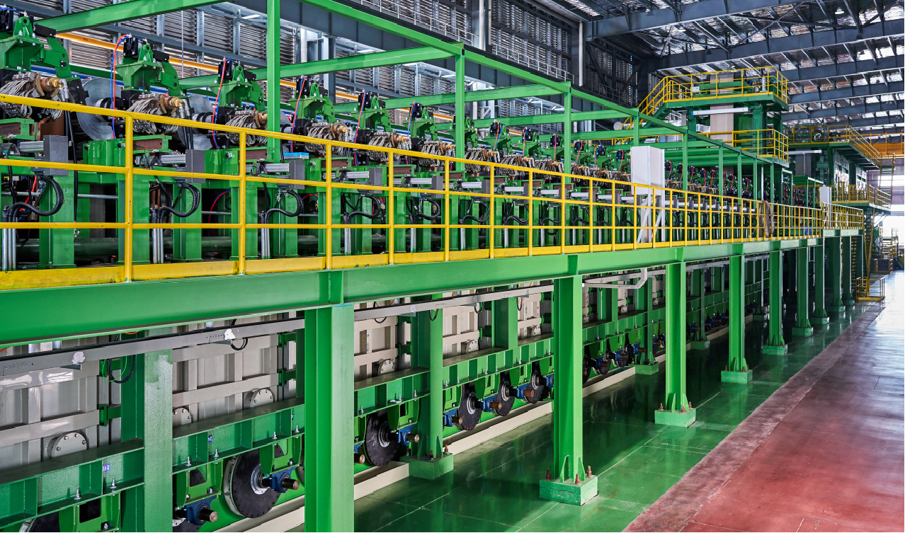 Continuous nickel plating unit